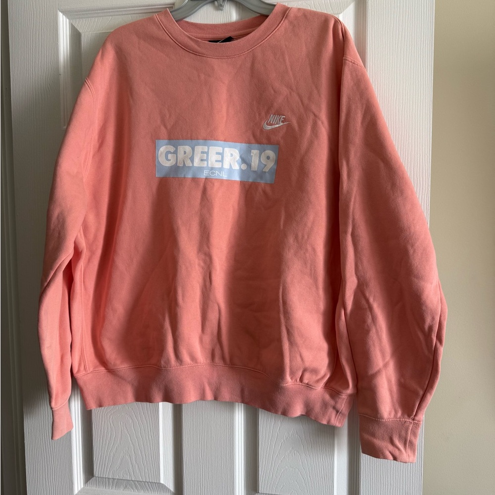 Nike Pink Crewneck Sweatshirt
